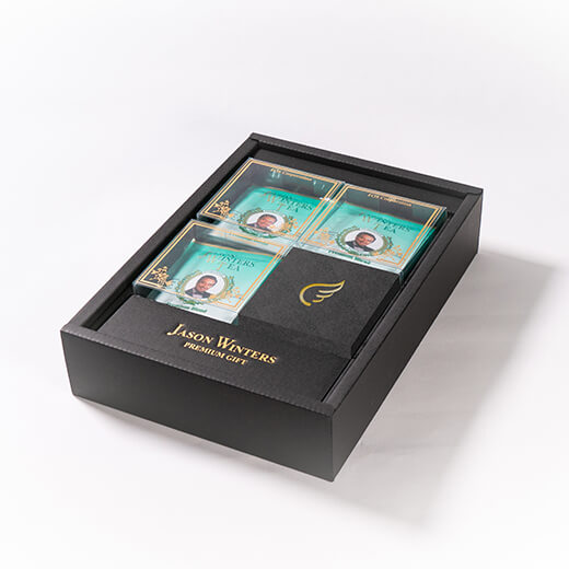 JWティー30袋ギフト 特別パッケージ入り JWティー三つ折りパンフレット イオス定番ギフト