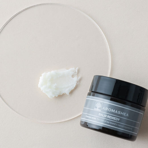 アロマシア　バーム　テクスチャと並べて