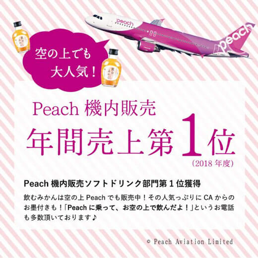 飲むみかん 180ml　100％ストレート