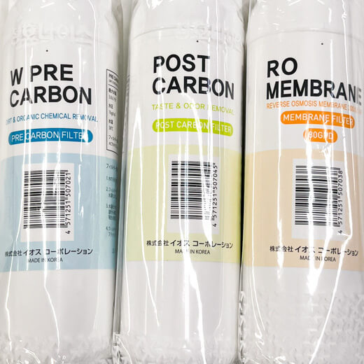 ポストカーボンフィルタ アールイオス r-eos 卓上浄水器フィルタ