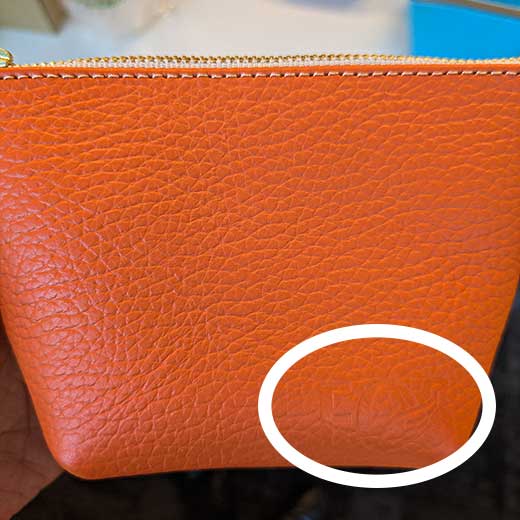 多機能性【本革スモールポーチ】(オレンジ) オレンジ オレンジ