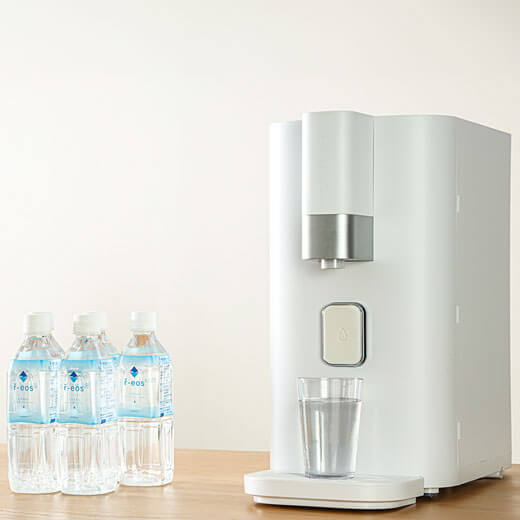 ボトルドウォーターと卓上浄水器