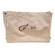 持ち運びに便利！大容量 巾着 保冷バッグ（ベージュ）