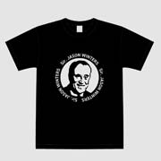 オーガニックコットンTシャツ（ジェイソン氏）[ブラック]XLサイズ